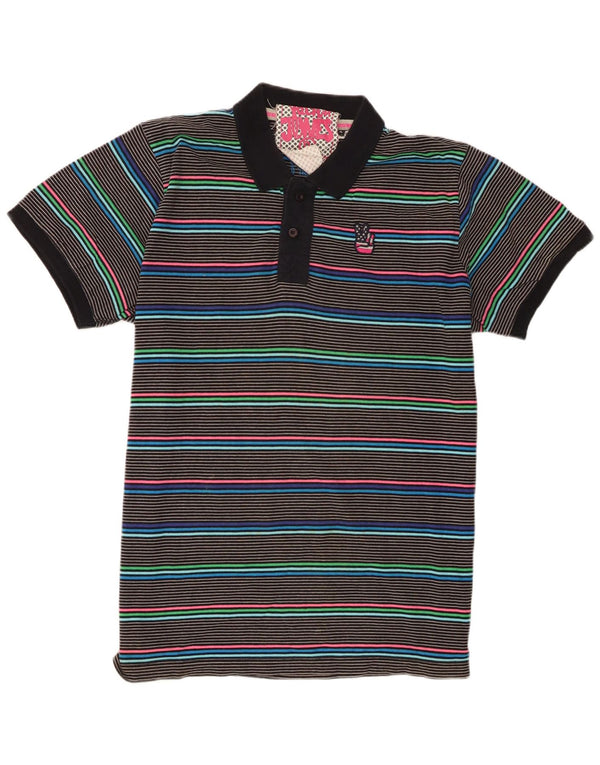 Jack & Jones Tricou polo cu mânecă scurtă pentru bărbați XL, cu dungi multicolore