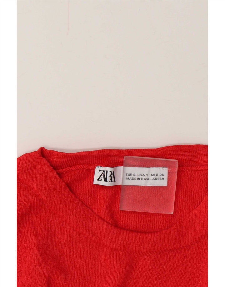 Bluză pentru femei Zara UK 10 Small Red