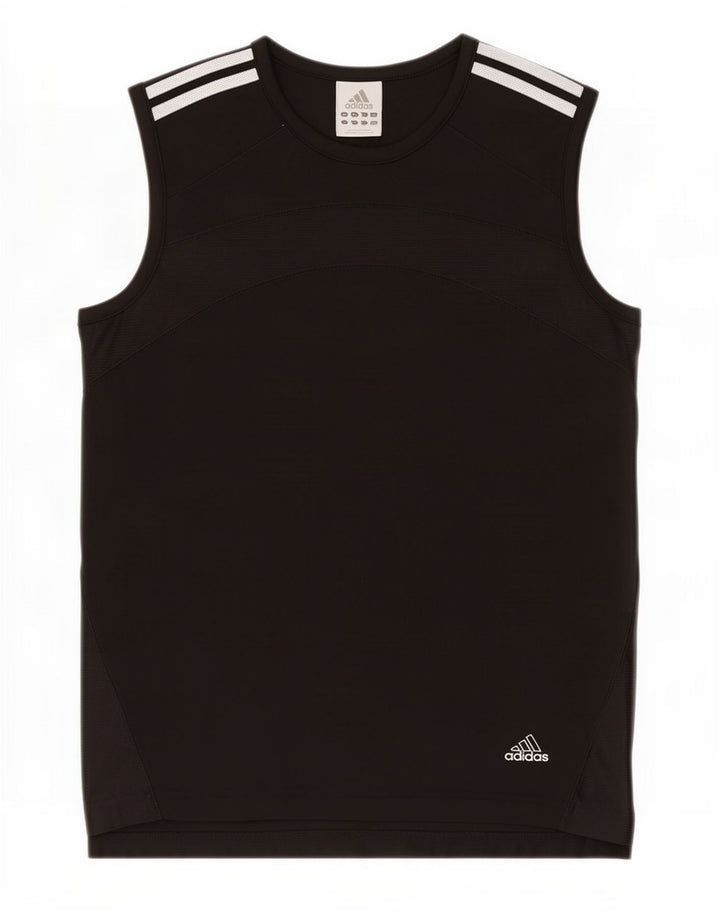 Vestă pentru bărbați Adidas Top Mic Negru Poliester