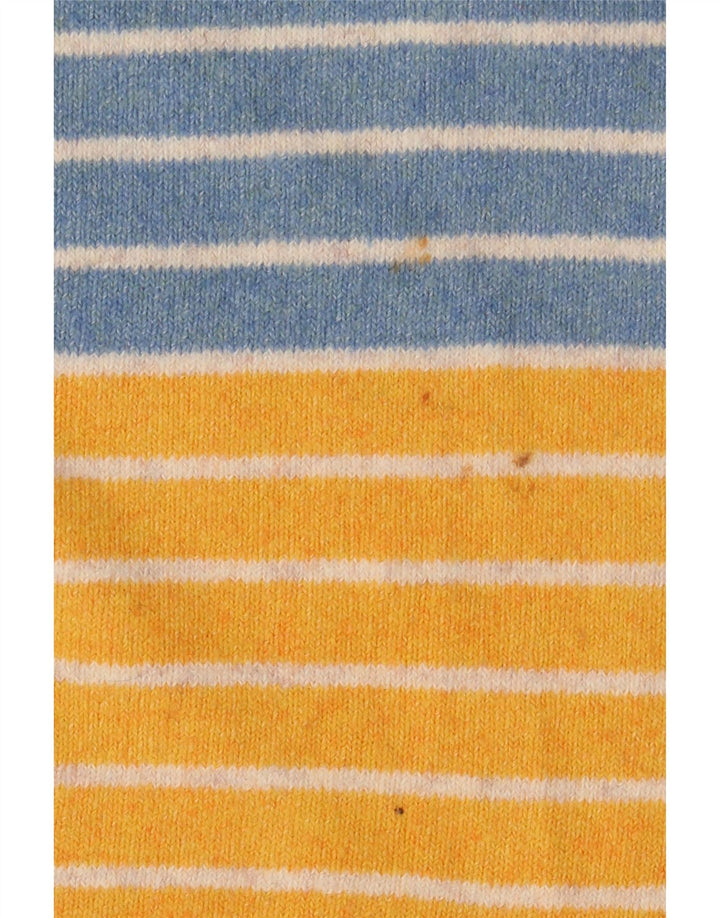 FAT FACE Pulover pentru femei cu decolteu triplu UK 12 Medium Blue Striped