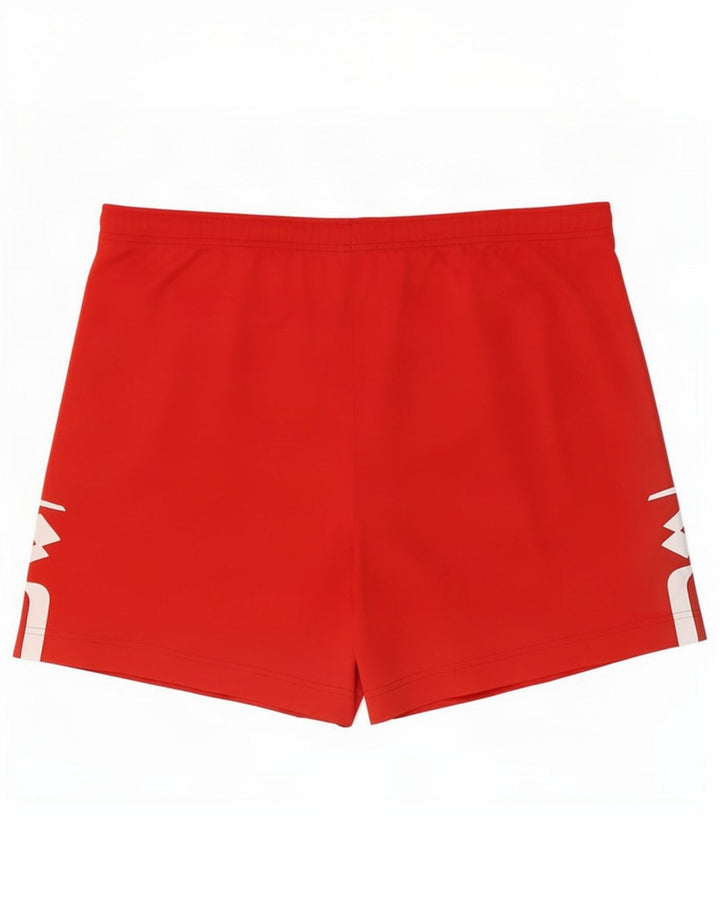 Pantaloni scurți sport Lotto pentru bărbați, poliester roșu mare