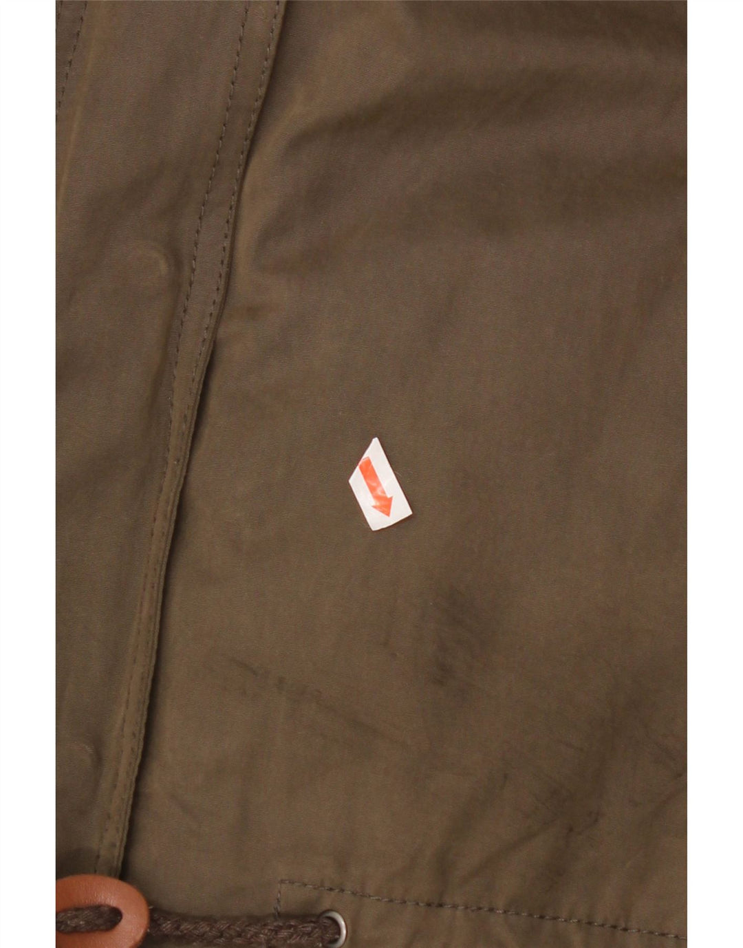 Jachetă de vânt cu glugă pentru femei Zara UK 16 mare kaki