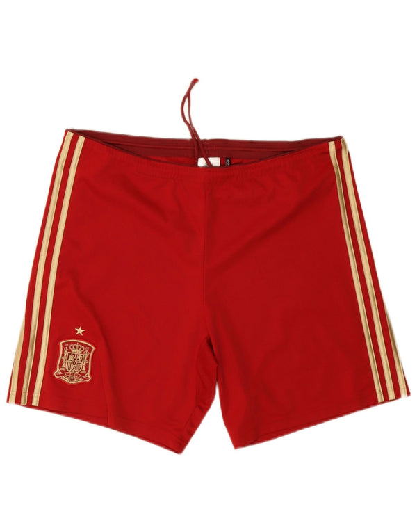 Pantaloni scurți sport pentru bărbați Adidas Climacool, poliester roșu mediu