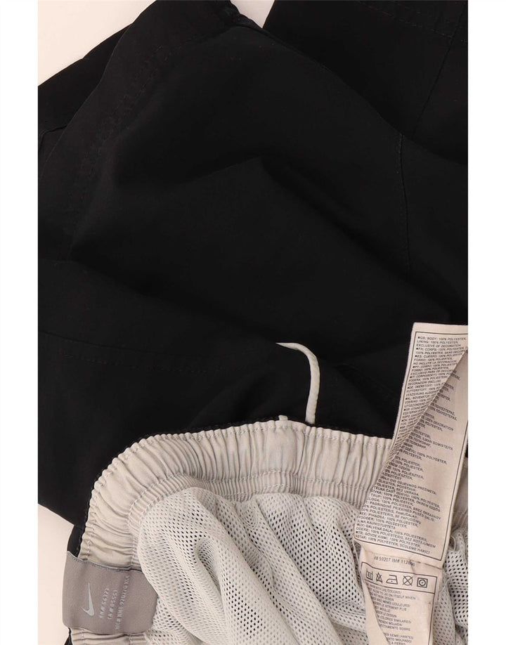 Pantaloni scurti sport Nike pentru femei UK 12 Poliester mediu negru