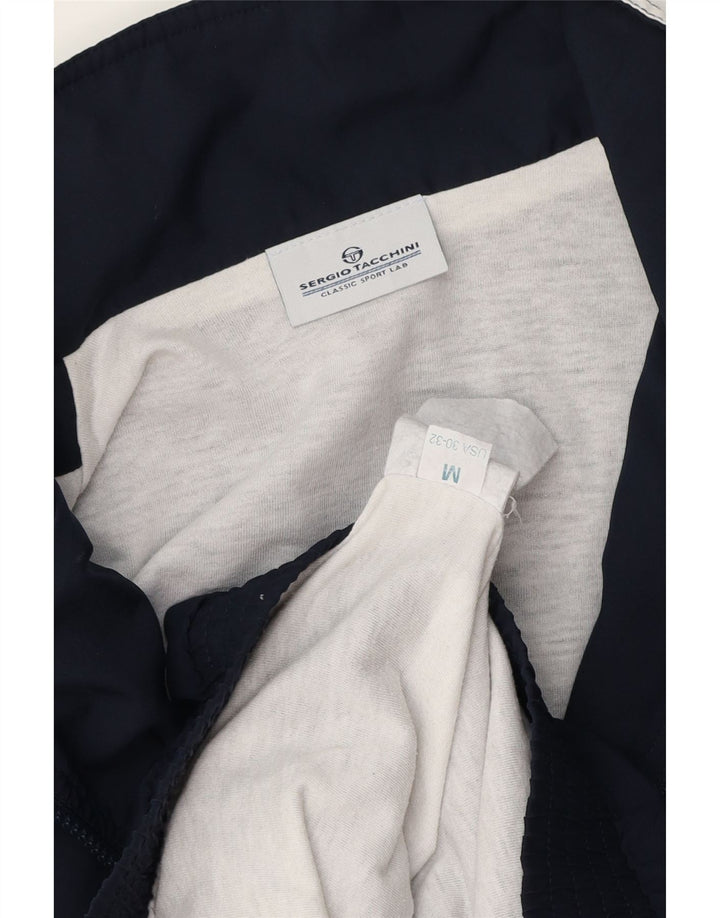 Jachetă de trening pentru bărbați Sergio Tacchini, mijlociu, albastru bleumarin