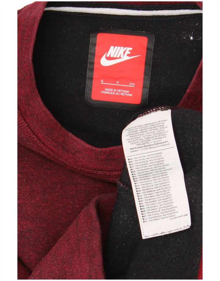 Pulover supradimensionat pentru femei Nike UK 10 Bumbac maro mic
