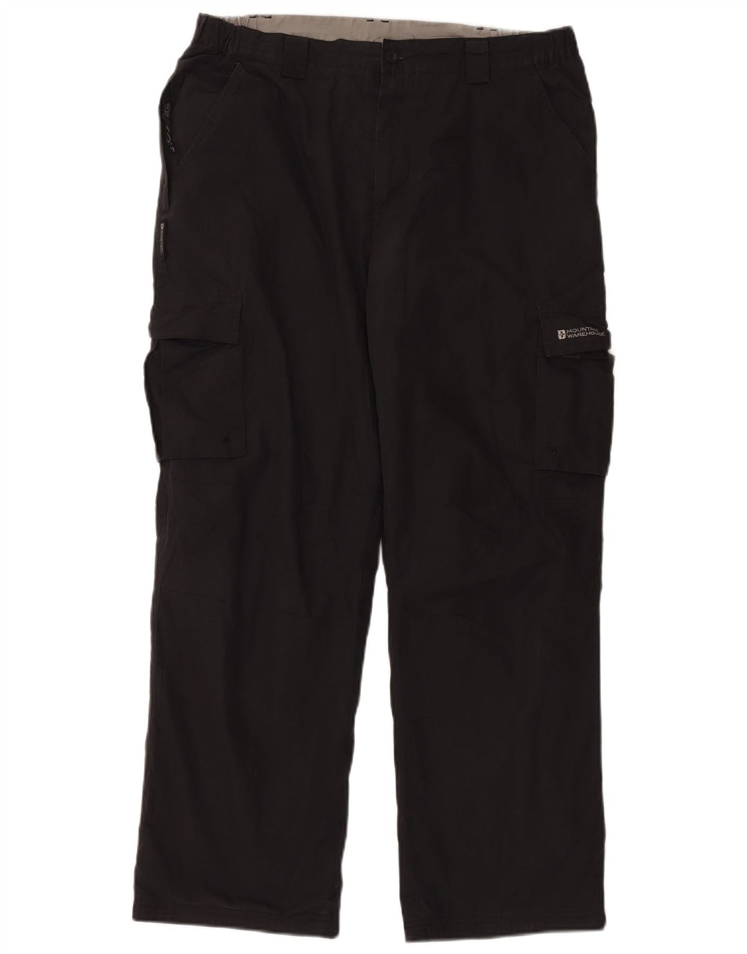 Pantaloni cargo drepti pentru bărbați Mountain Warehouse L34 L30 Poliester negru