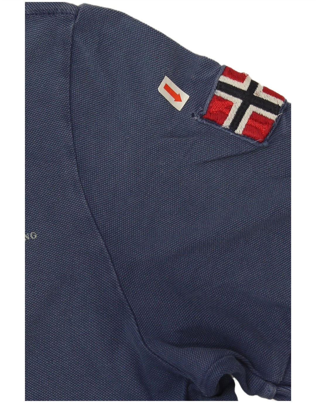 Tricou polo Napapijri pentru bărbați, bumbac, albastru bleumarin