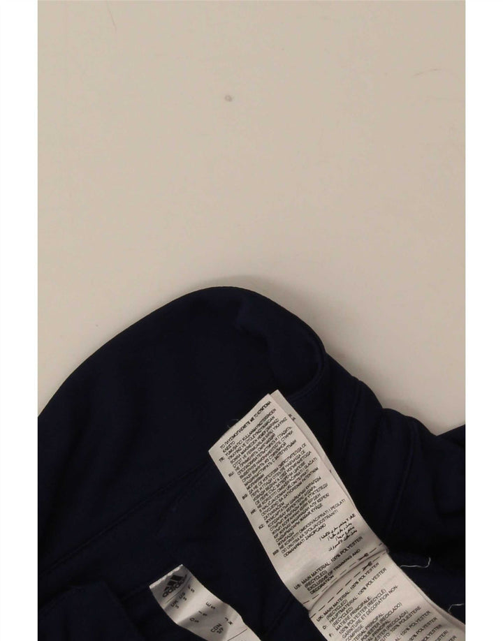 Tricou polo cu grafică Adidas pentru bărbați, poliester bleumarin mic