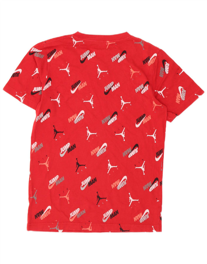 Tricou grafic normal pentru băieți Jordan Top 12-13 ani mare roșu
