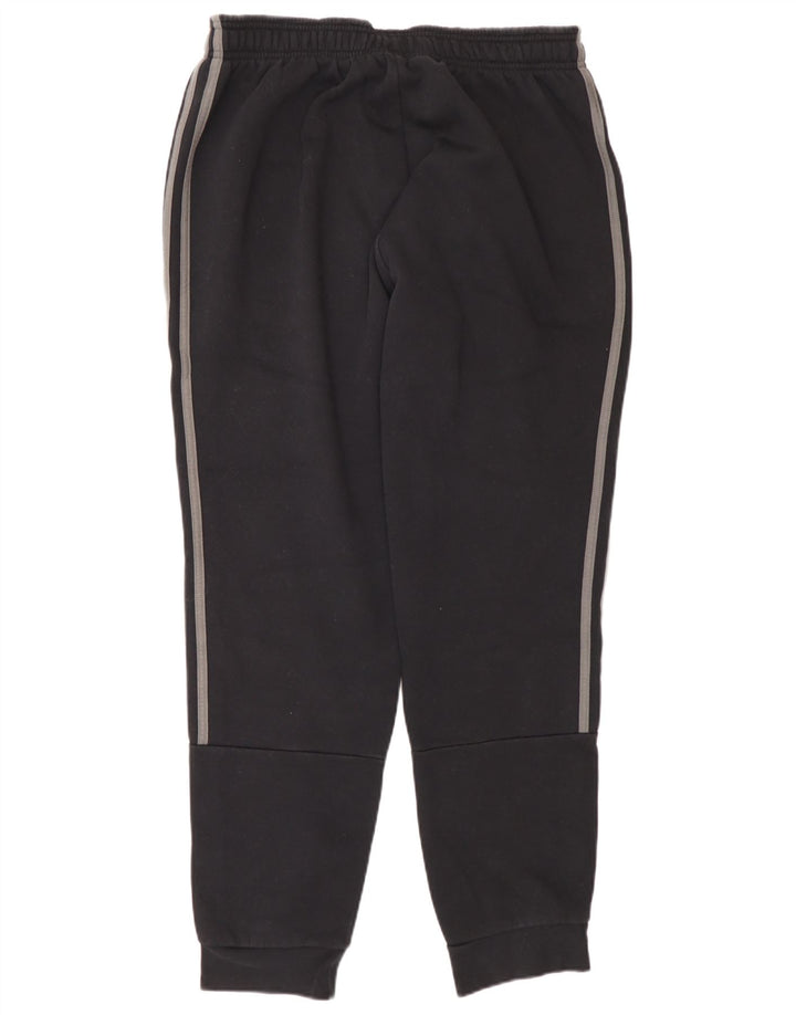 Pantaloni de trening Adidas pentru bărbați Joggeri, bumbac mediu negru