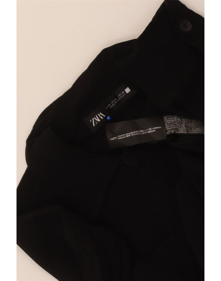 Cămașă pentru bărbați Zara Mic Negru Viscoză