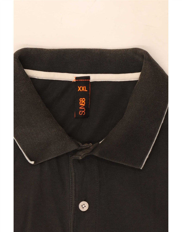 Sun68 Tricou polo pentru bărbați 2XL, gri