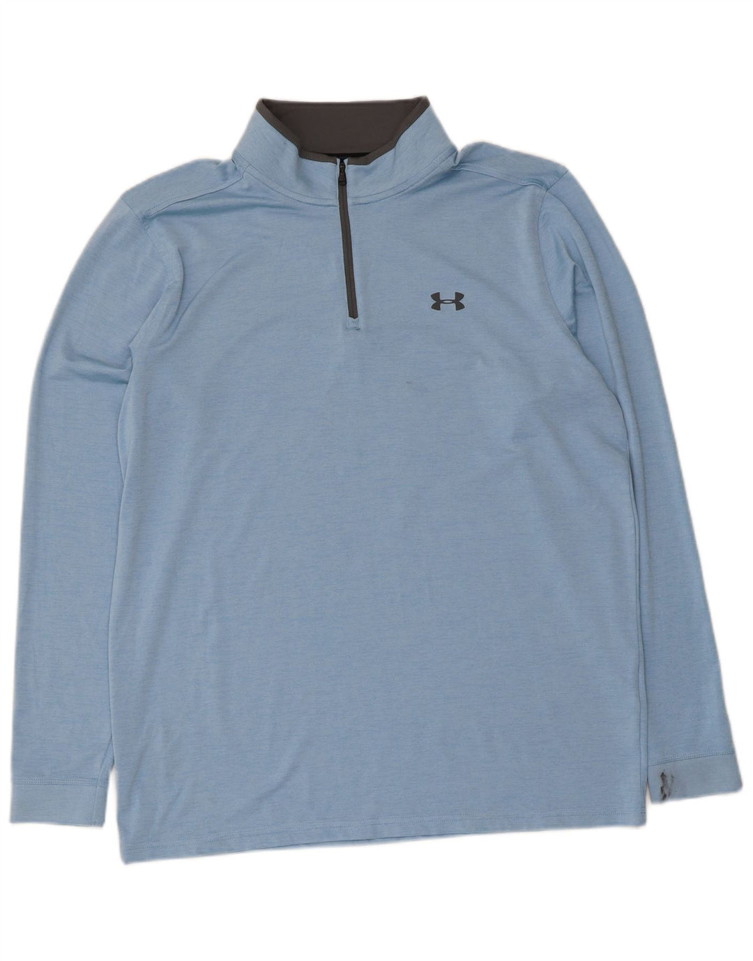 Top de trening Under Armour pentru bărbați Heat Gear Pullover, mare, albastru pete
