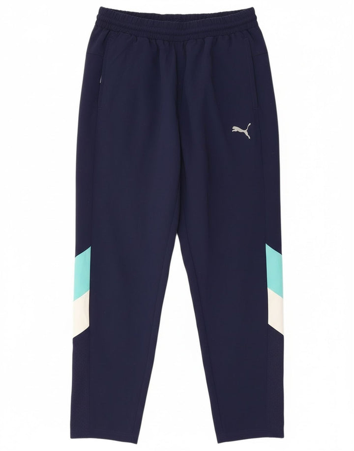 Pantaloni de trening Puma pentru bărbați, mari, bleumarin, poliester color bloc