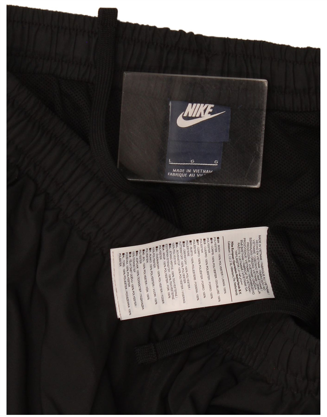 Pantaloni scurți sport Nike pentru bărbați, mari, negru, poliester