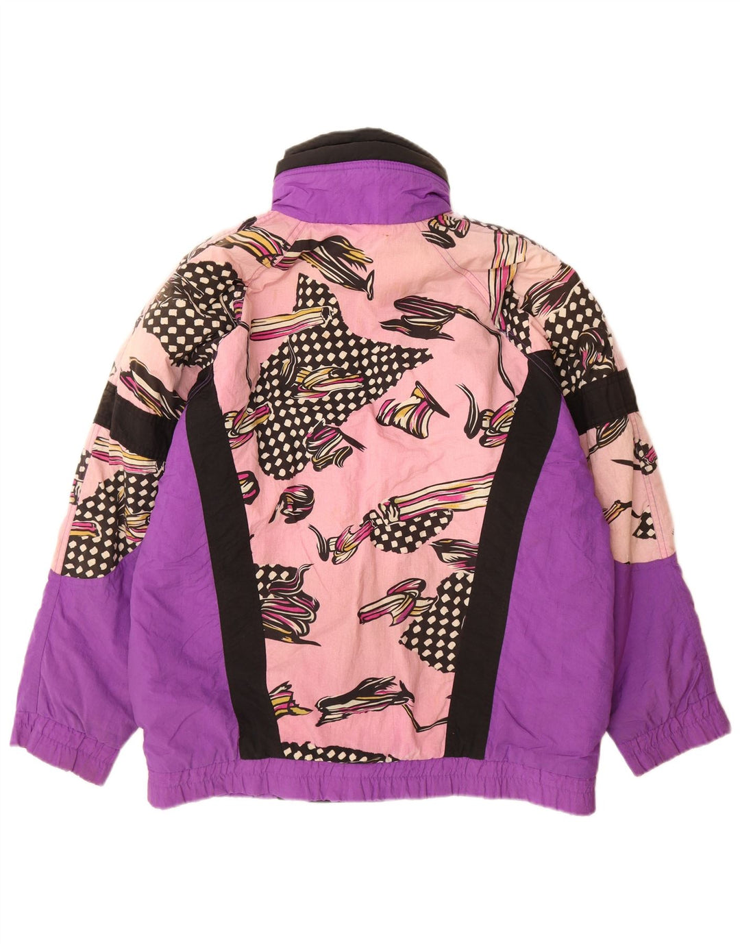 Jachetă de schi supradimensionată pentru femei Etirel UK 10 Small Violet Geometric Nylon
