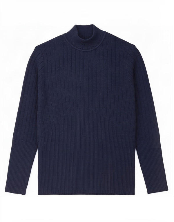 Pulover cu gât țestoasă pentru femei Marks & Spencer UK 14, mare, bleumarin
