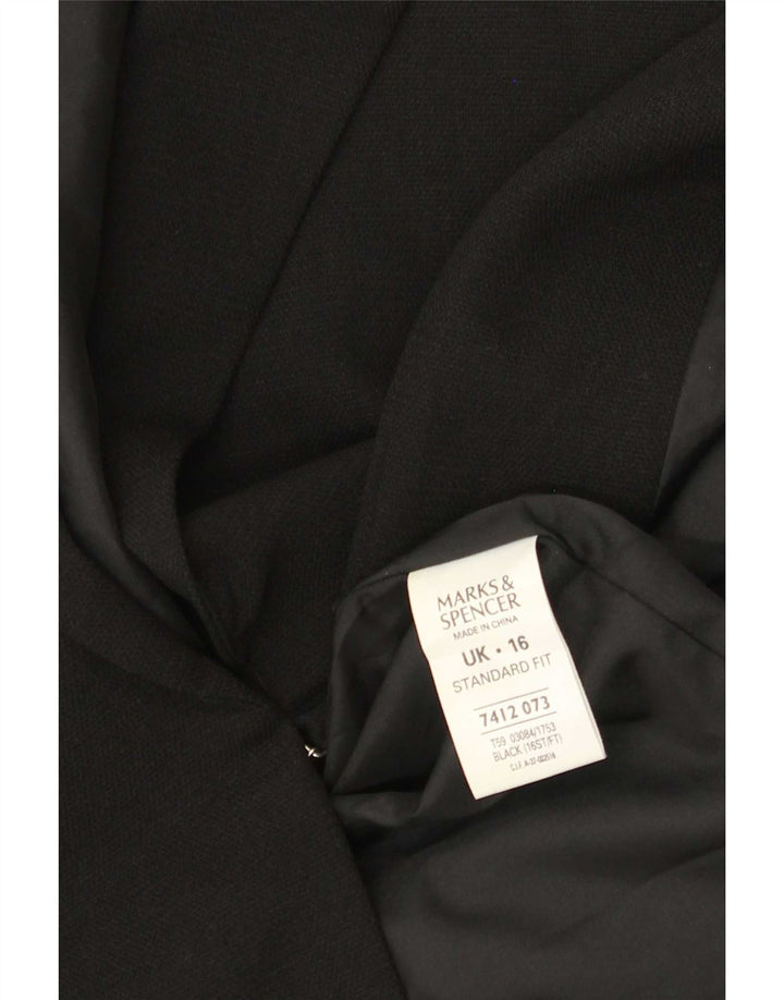 Jachetă pentru femei Marks & Spencer UK 16, mare, negru, poliester
