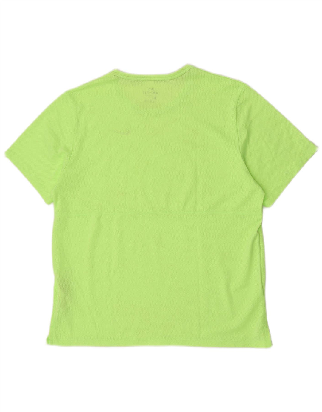 Tricou pentru alergare Nike Dri Fit pentru bărbați Top mare din poliester verde