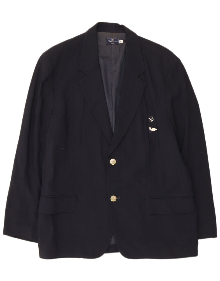 LES COPAINS Jachetă blazer cu 2 nasturi pentru băieți 15-16 ani, bleumarin, viscoză