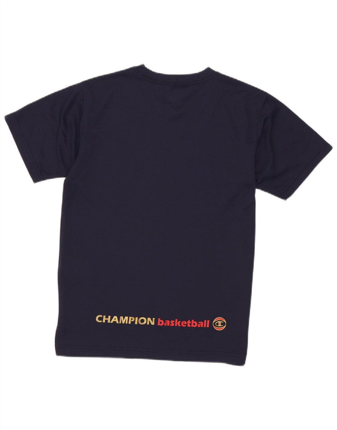 Tricou grafic Champion pentru băieți Top 9-10 ani poliester bleumarin