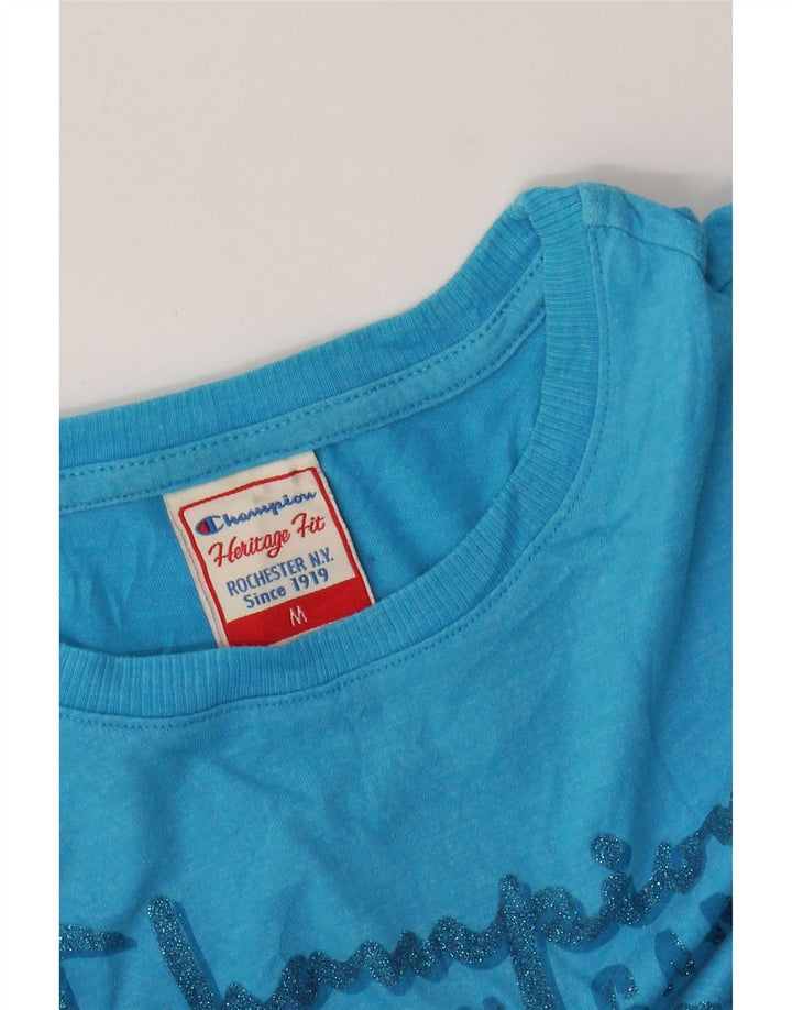 Tricou grafic pentru femei CHAMPION Heritage Fit Top UK 12 Medium Blue