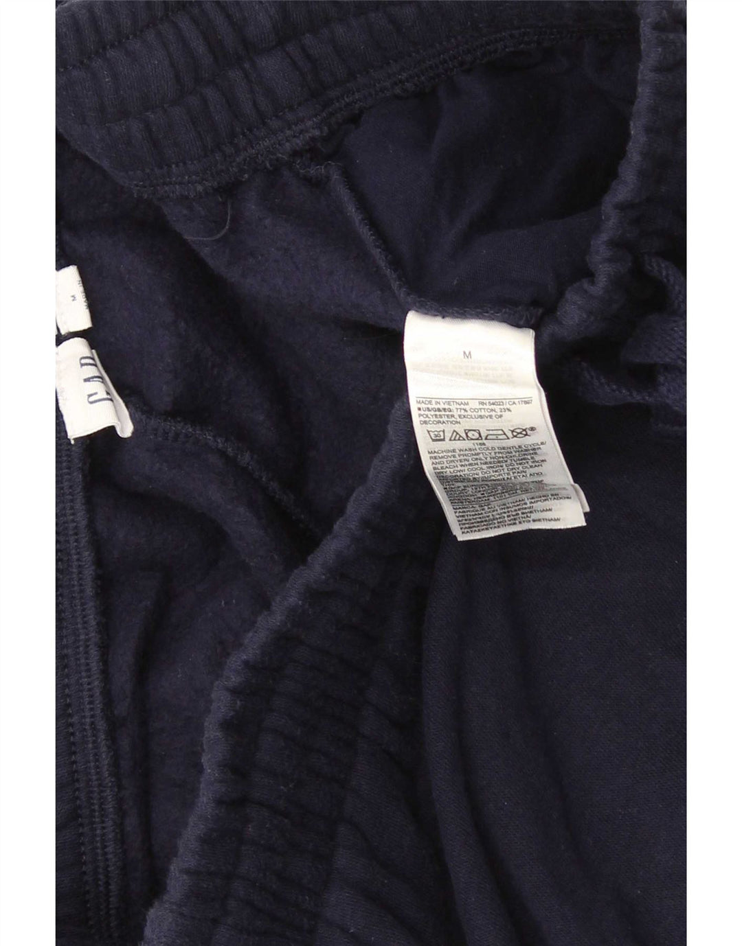 Gap Pantaloni de trening crop pentru bărbați Pantaloni de jogging Mediu Bumbac bleumarin
