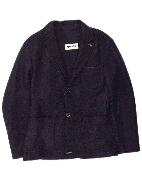 Jachetă pentru bărbați Gas Blazer cu 2 nasturi IT 48 Medium Bleumarin