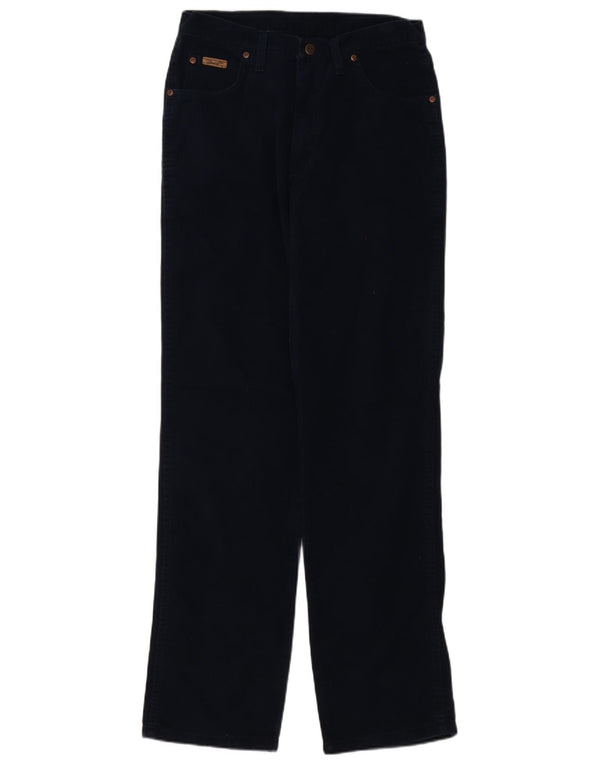 Pantaloni Wrangler pentru bărbați Texas drepte din velur W32 L34 bumbac bleumarin