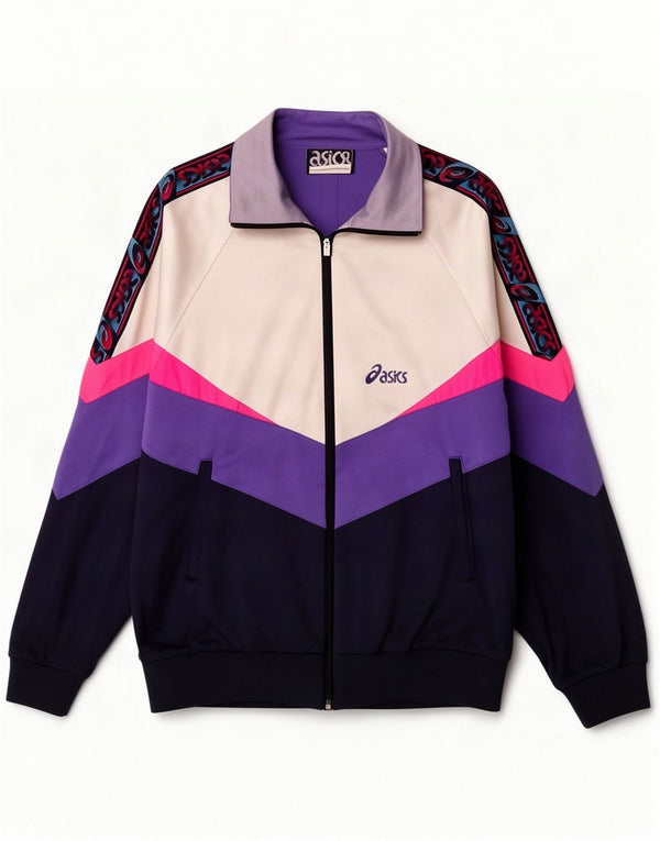 Asics Mens Trening Top Jacket IT 52 Large Multicolor Colourblock