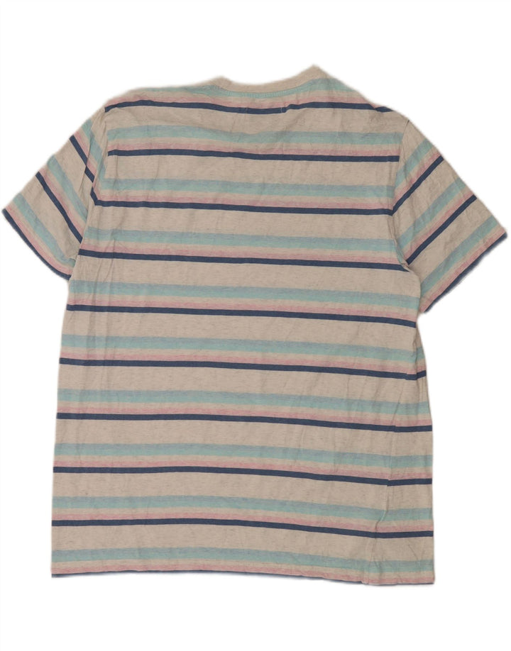 Tricou pentru bărbați Penguin Top 2XL Bumbac cu dungi albe