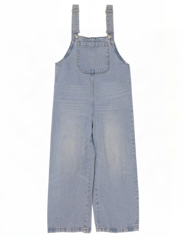 Salopete pentru femei Zara Blugi largi UK 10 Mici L32 L24 Bumbac albastru