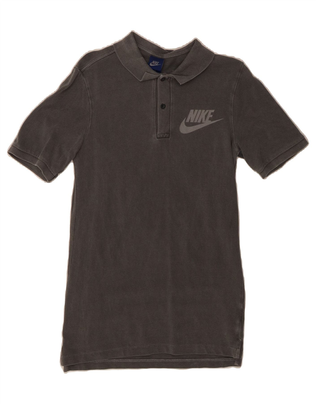 NIKE Mens Polo Shirt XS Grey Cotton Vintage Nike and Second-Hand Nike from Messina Hembry 