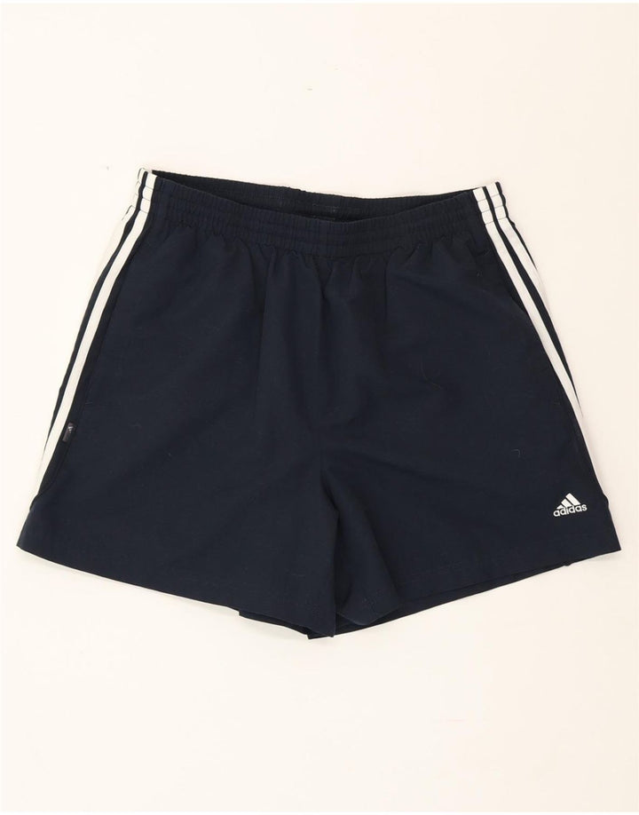 Pantaloni scurți sport ADIDAS pentru bărbați, mari, albastru, poliester