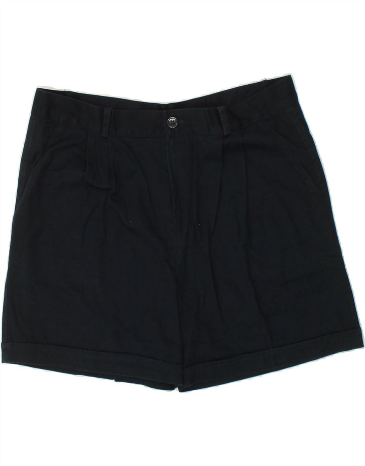 VINTAGE Mens Chino Shorts W36 Large  Navy Blue Vintage Vintage and Second-Hand Vintage from Messina Hembry 