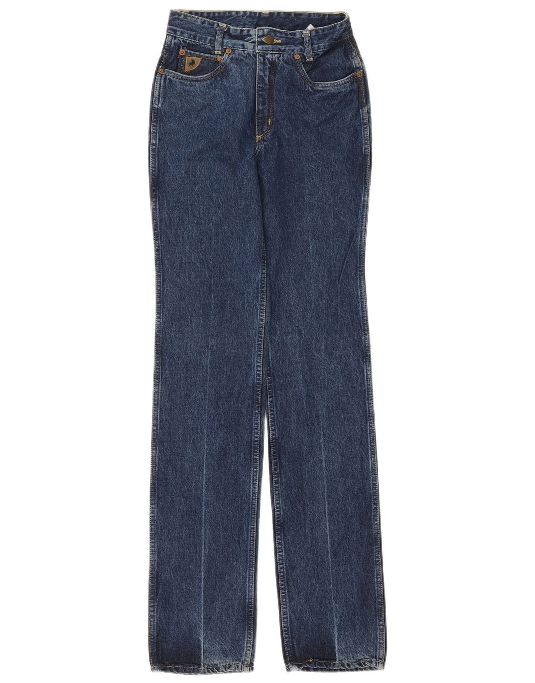 Blugi drepti distressed pentru femei Lois W27 L36 bumbac albastru