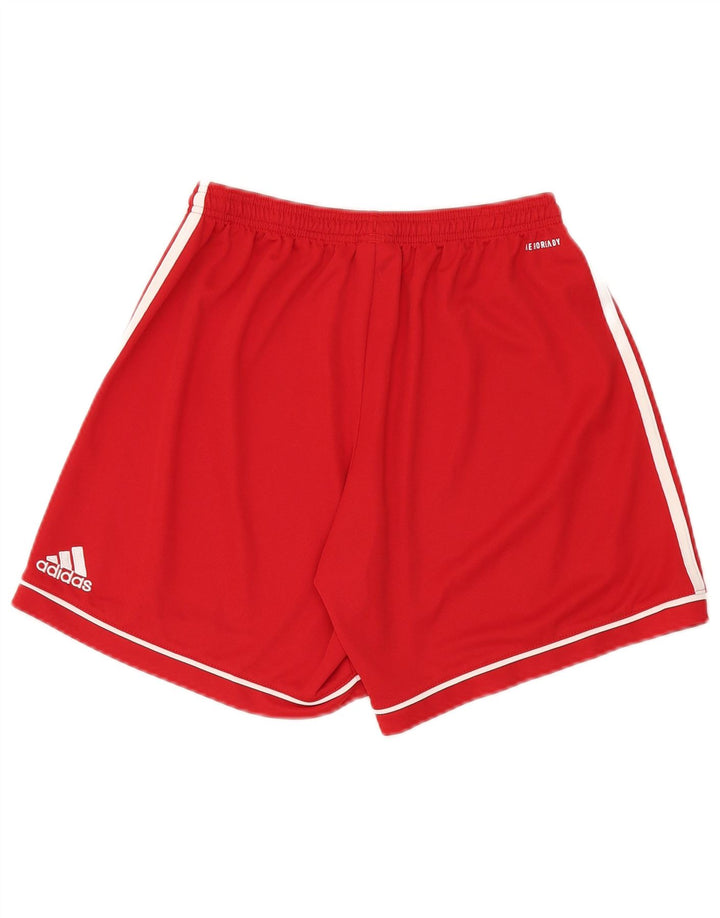 Pantaloni scurți sport pentru bărbați Adidas Aeroready, poliester roșu mediu