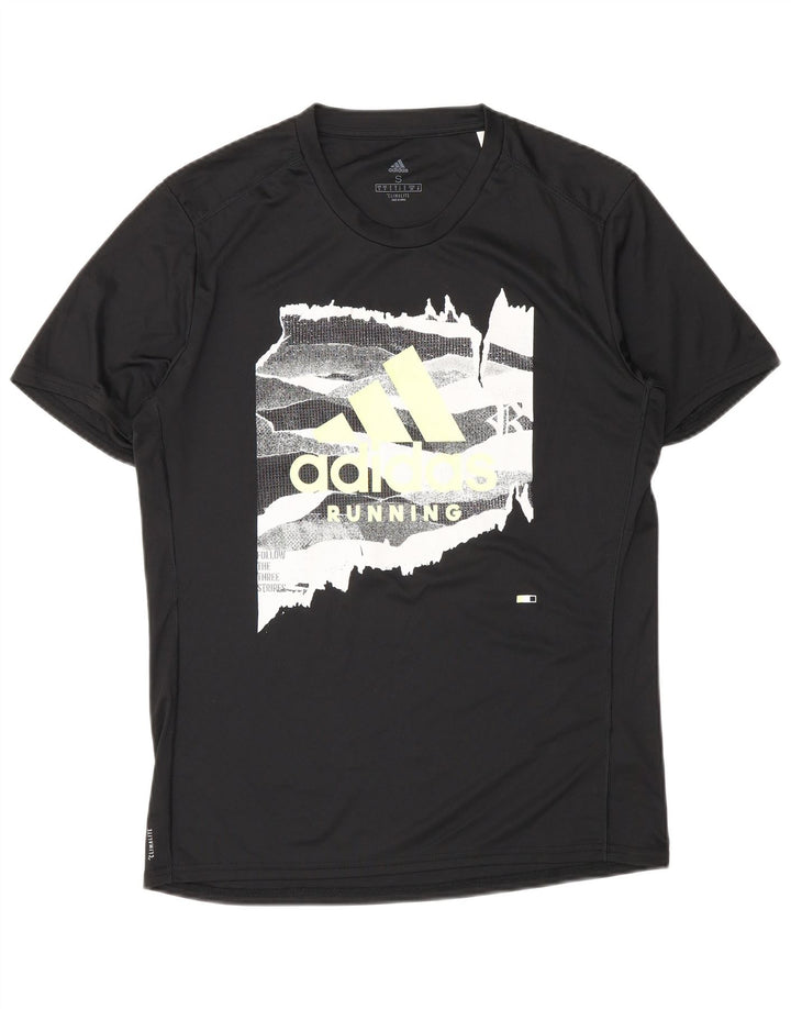 Tricou Adidas Climalite Graphic Top Mic Negru Poliester