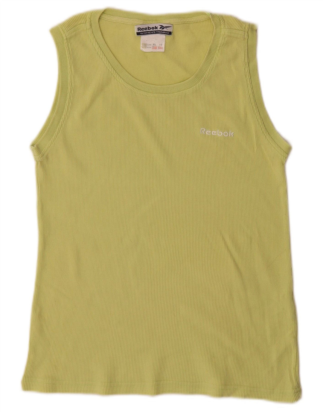 Vestă Reebok pentru femei UK 16, mare, verde, bumbac