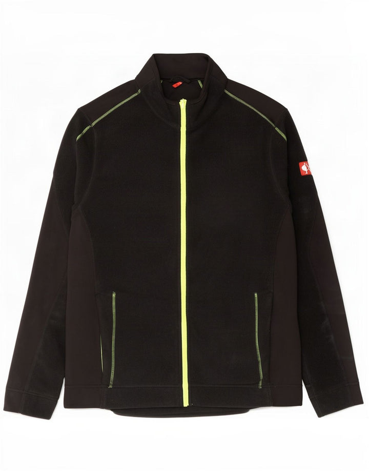 Jachetă fleece pentru bărbați Engelbert Strauss UK 42 XL Poliester negru
