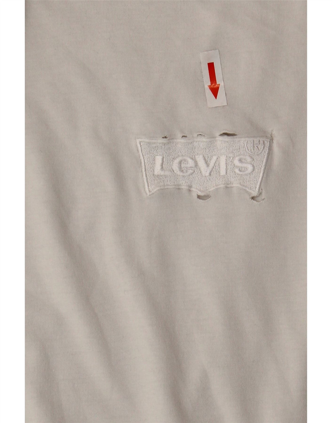Tricou Levi's Relaxed Fit Top Mare din bumbac alb
