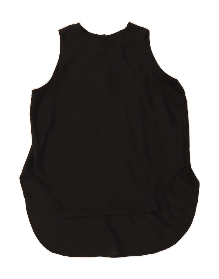 MOSSIMO Womens Sleeveless Blouse Top UK 14 Medium Black Polyester Vintage Mossimo and Second-Hand Mossimo from Messina Hembry 