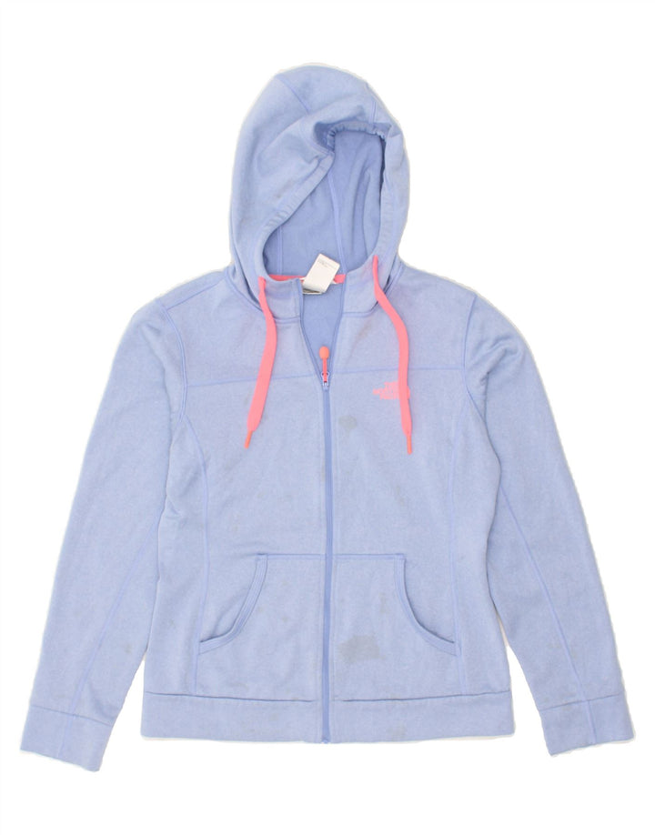 THE NORTH FACE Womens Zip Hoodie Sweater UK 10 Small Blue Polyester | Vintage The North Face | Thrift | Second-Hand The North Face | Used Clothing | Messina Hembry 