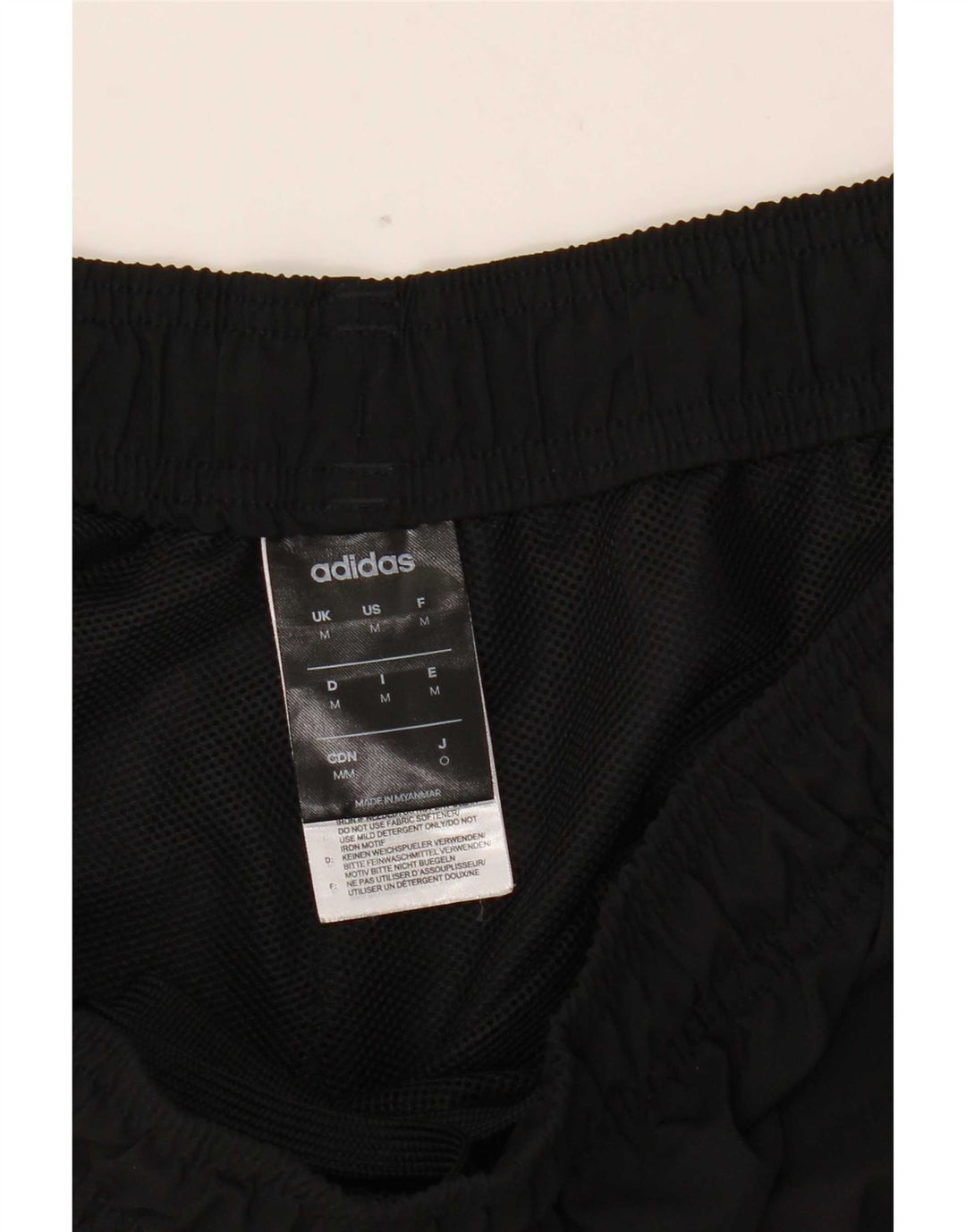 Pantaloni scurți sport pentru bărbați Adidas, poliester mediu negru