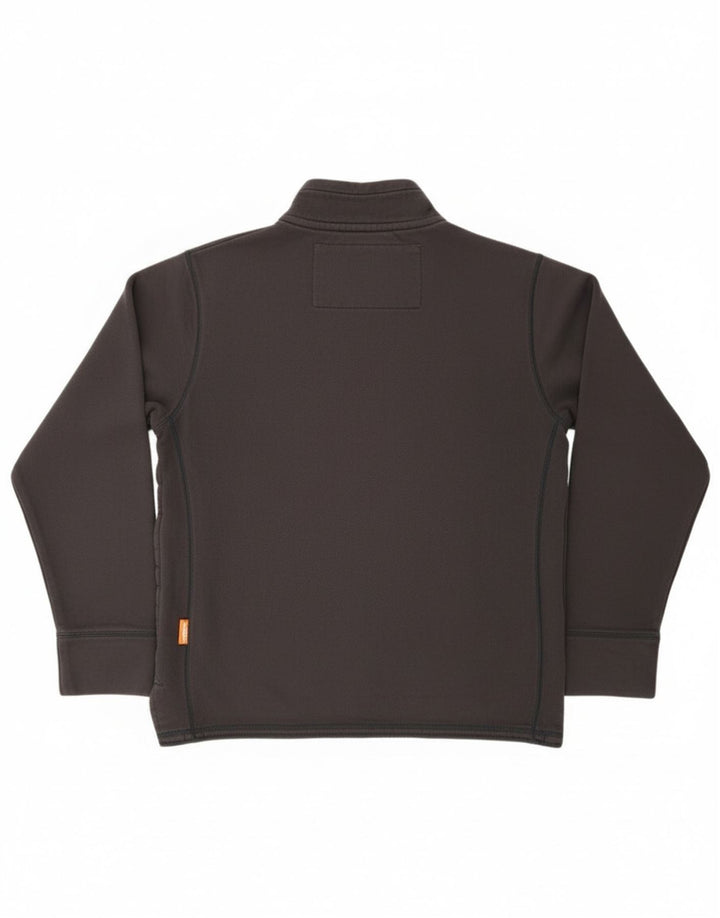 Pulover pentru bărbați Superdry, cu grafică, cu gât cu nasturi, XL, bumbac negru