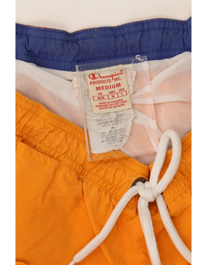 CHAMPION Mens Swimming Shorts Medium  Yellow Polyamide Vintage Champion and Second-Hand Champion from Messina Hembry 