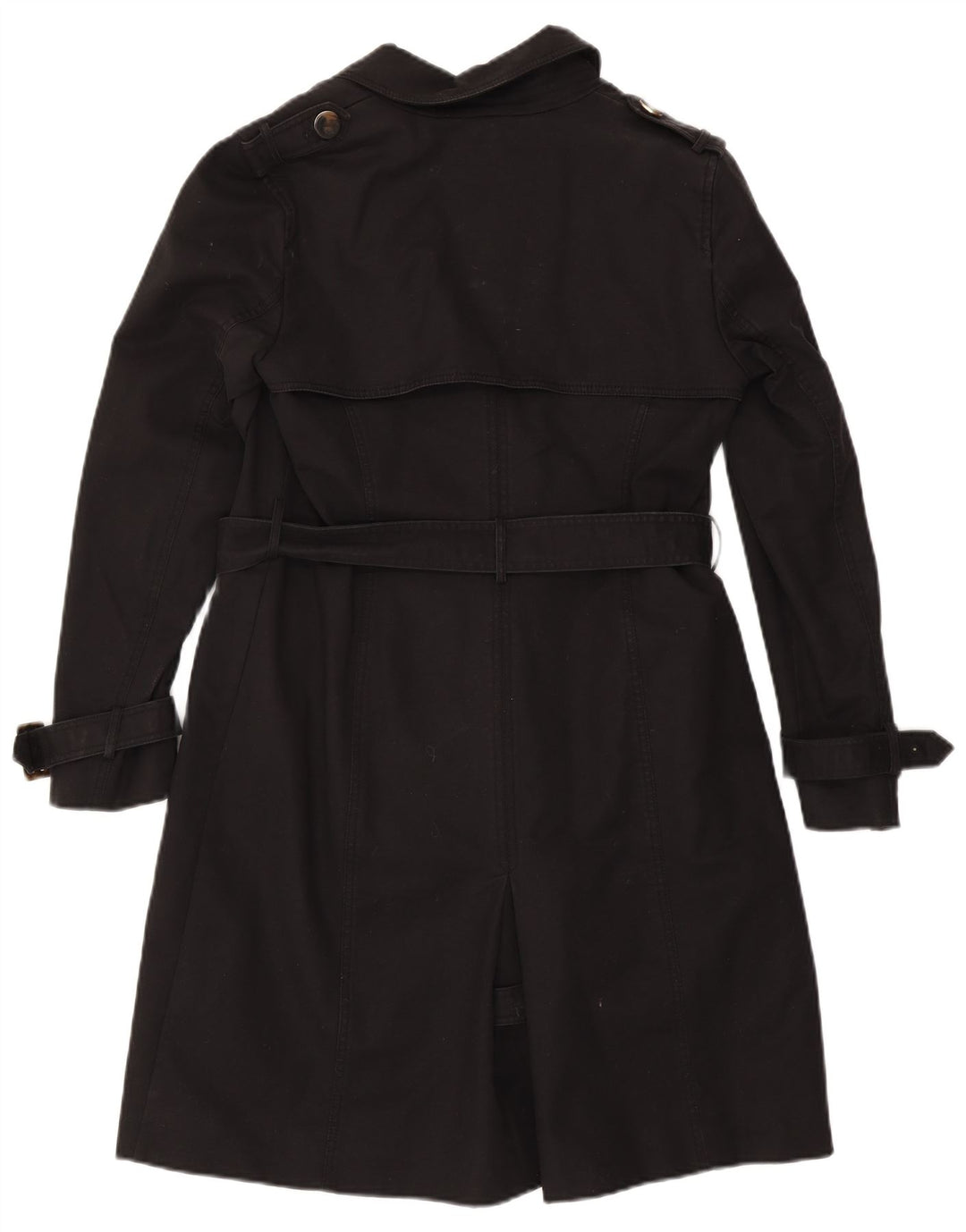 Trench pentru femei Hobbs UK 12 bumbac mediu negru
