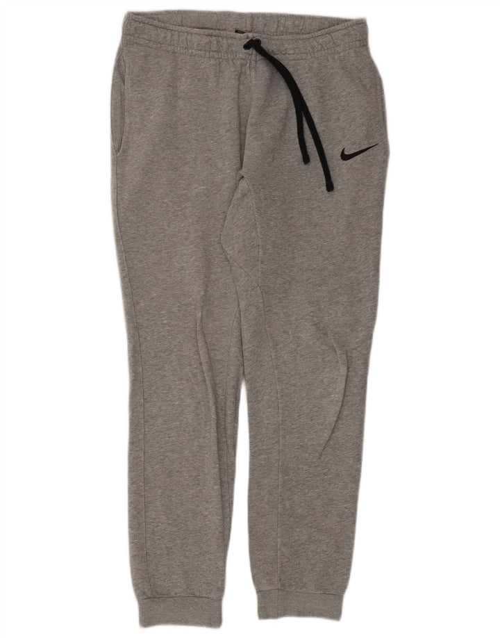 Pantaloni de trening pentru bărbați NIKE Pantaloni de jogging din bumbac cu pete gri mediu