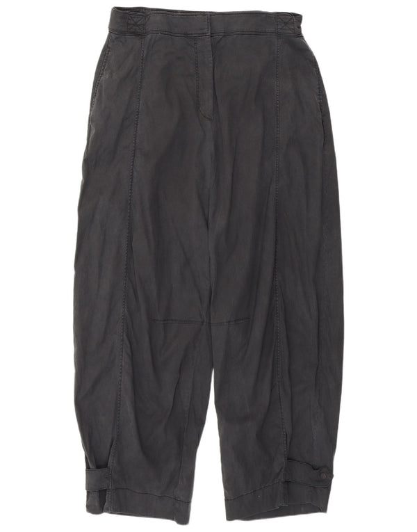 Pantaloni chino pentru femei cu talie înaltă Marks & Spencer UK 18 XL W36 L30 Negru